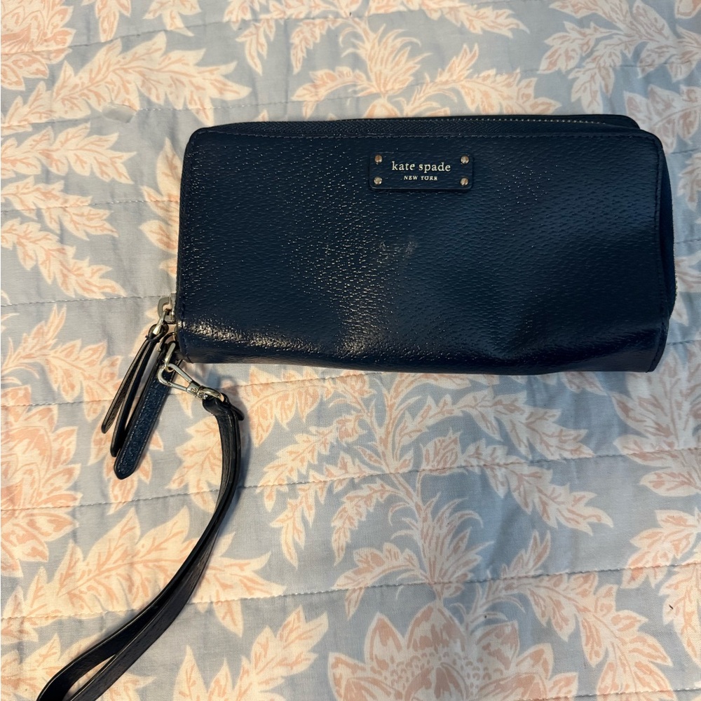 Kate Spade Midnight Blue Wristlet